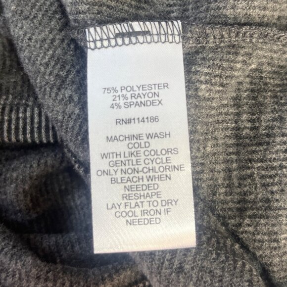 89th & Madison Cowl Neck Ribbed Pullover Shirt Womens Small Black New Warm - Picture 6 of 8